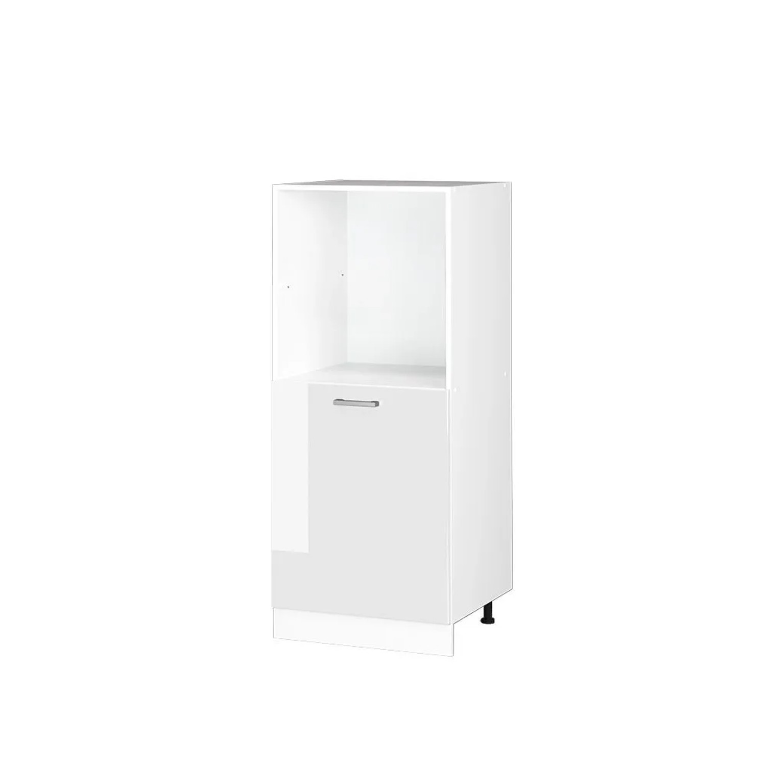 Vicco Herdumbauschrank R-Line Herdschrank Weiß Hochglanz Weiß 60 cm