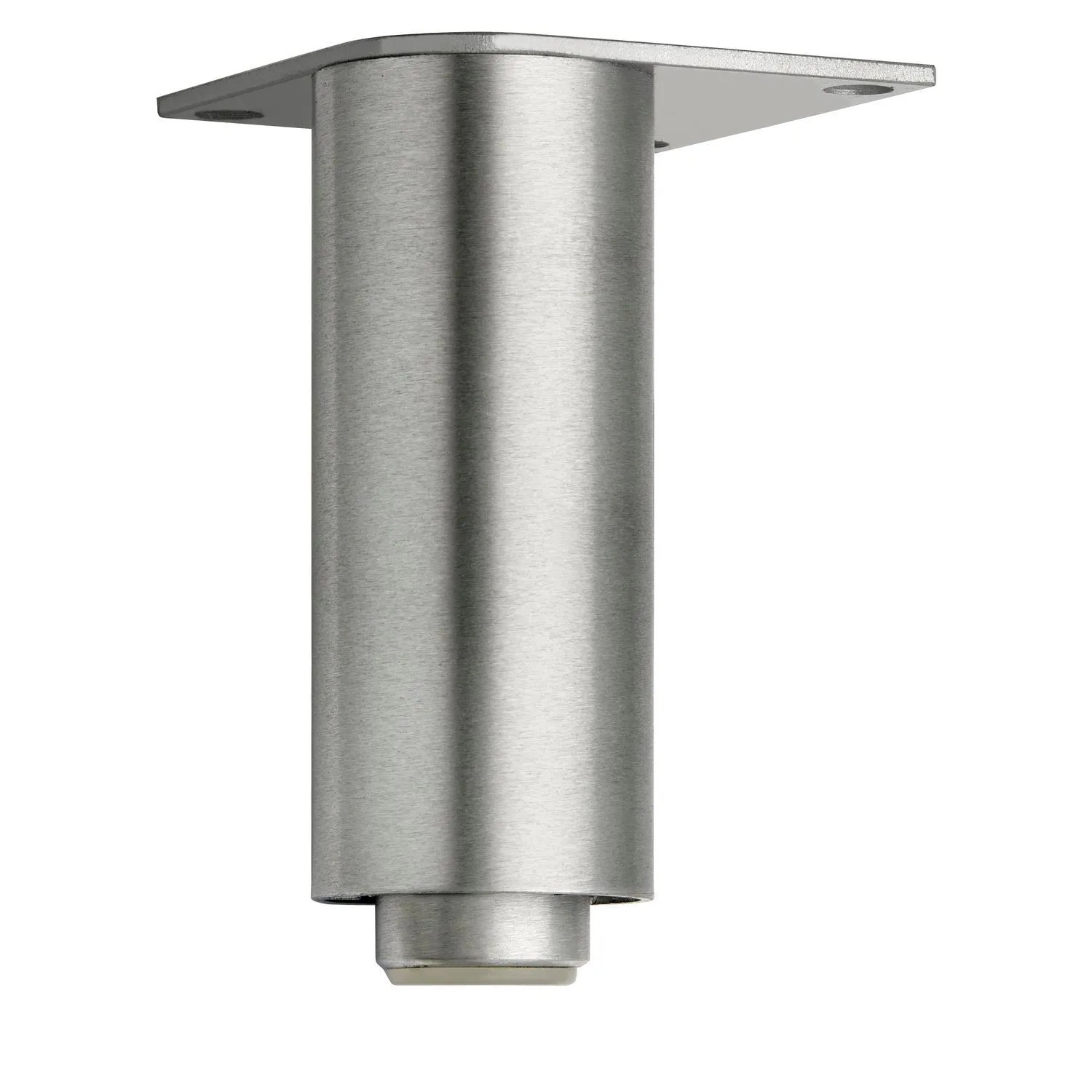 Simausrom Möbelfuß Ø 40 mm Länge 120 mm Verstellbar Aluminium Gebürstet