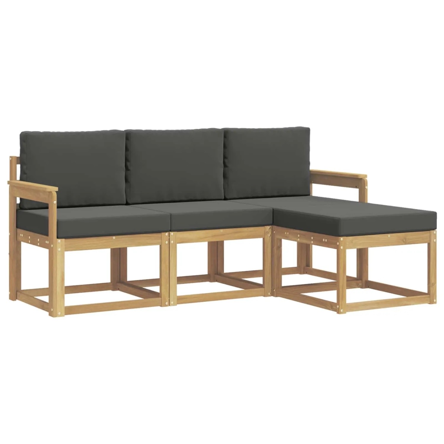 vidaXL Outdoor-Sofagarnitur 4-Tlg 3387446