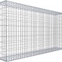 Gabiona Gabionenkorb, 100x200x30 cm, Maschenweite 5x10 cm, Drahtkorb für Einfassungen und Mauersysteme.
