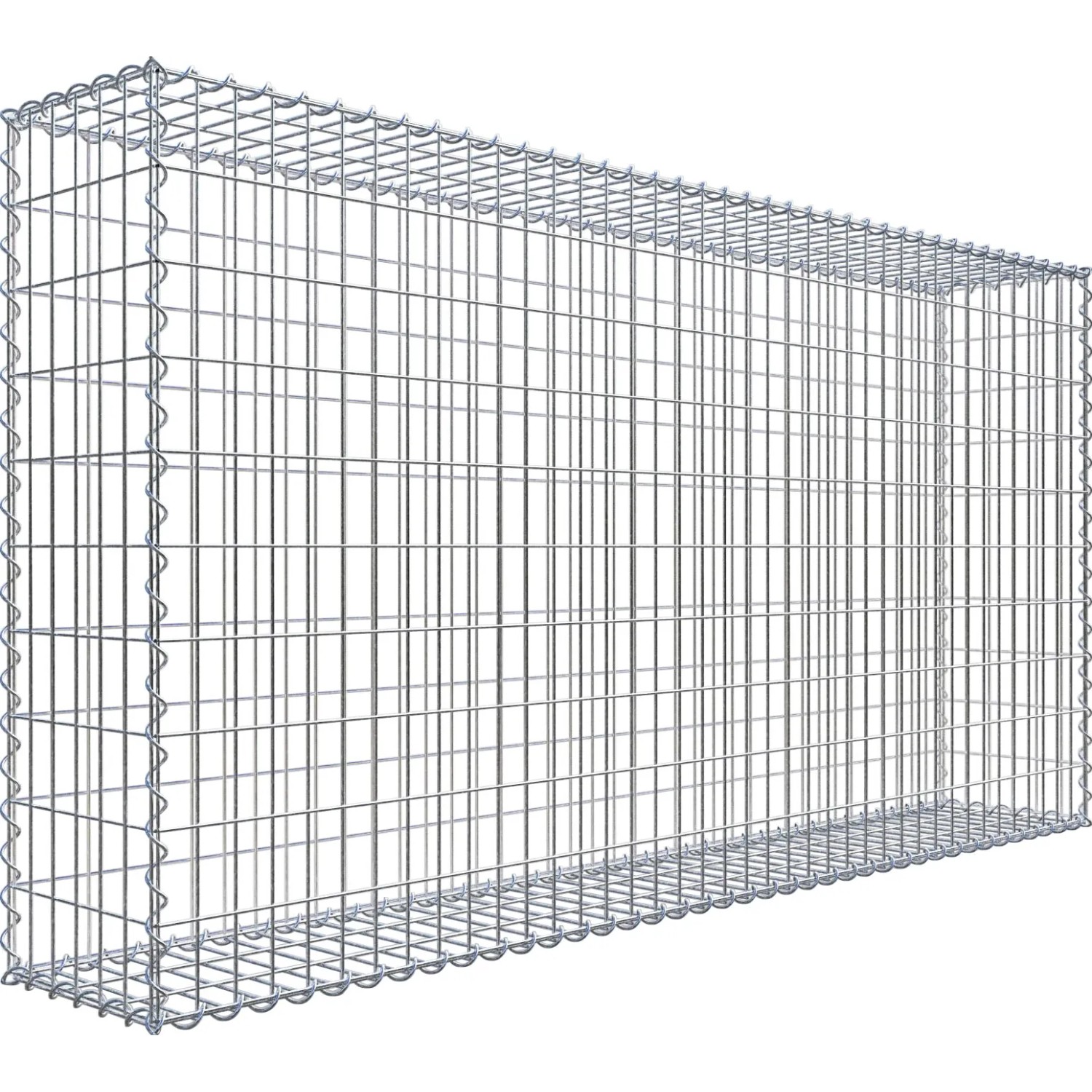 Gabiona Gabionenkorb 100 cm x 200 cm x 30 cm Maschenw 5 cm x 10 cm