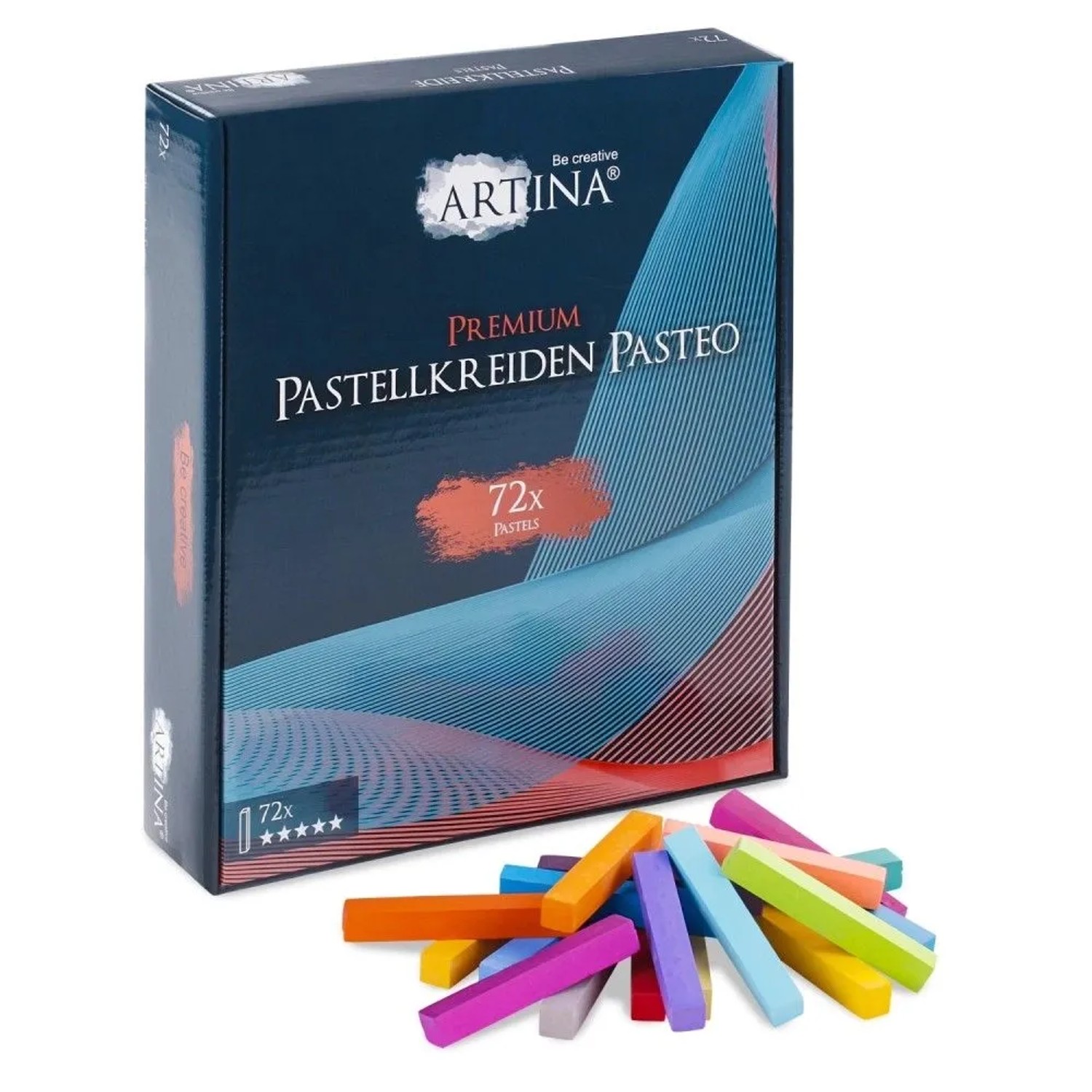 Artina Pasteo Weichpastellkreide 72tlg