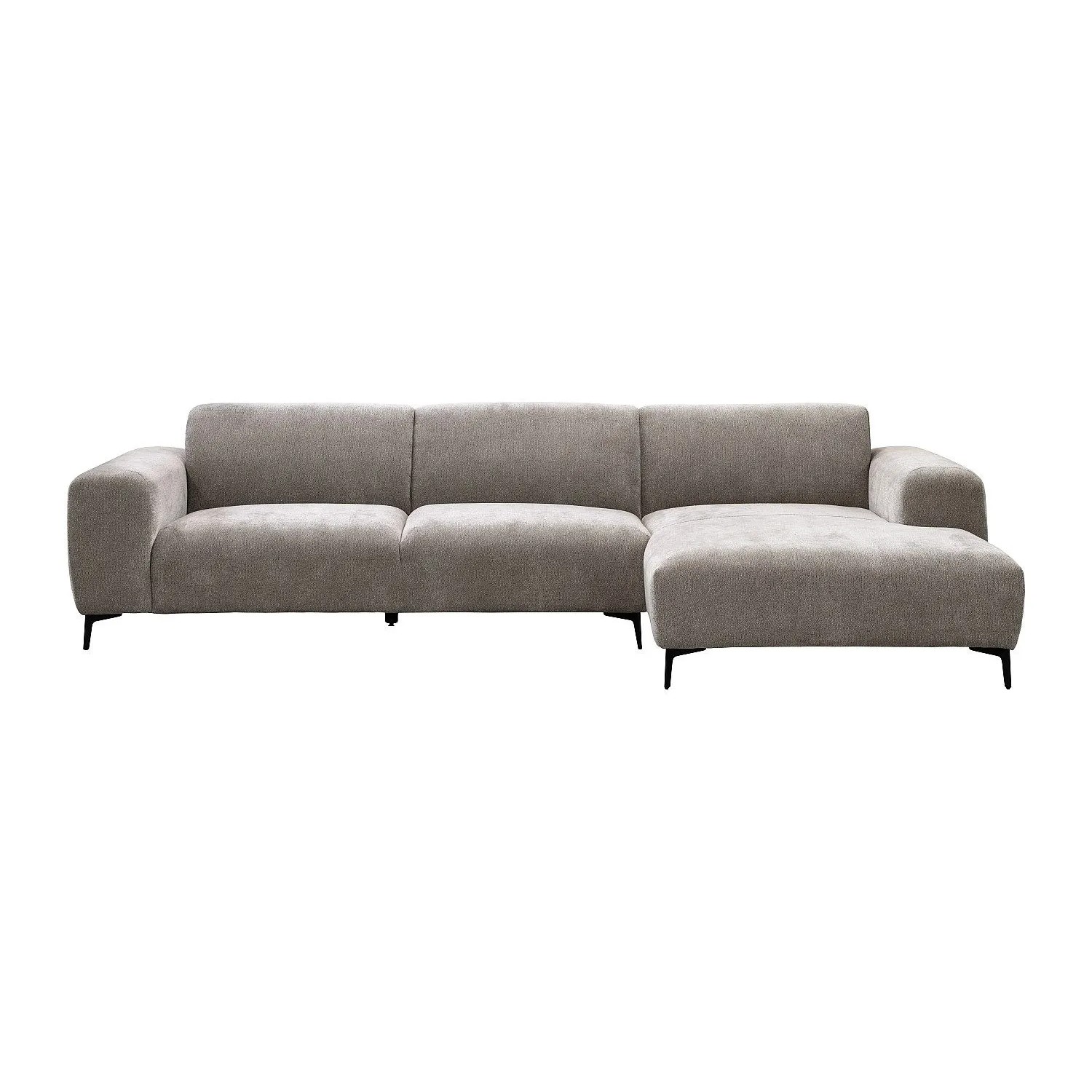 Vente-unique Sofa Ohne Schlafmöglichkeit Sapigo Taupe 306 cm