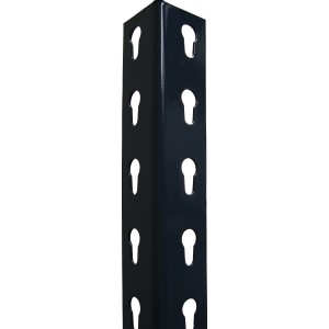 Winkelprofil, 148 cm, für Baukasten-Stecksystem Regale. Metall, mit Aussparungen.