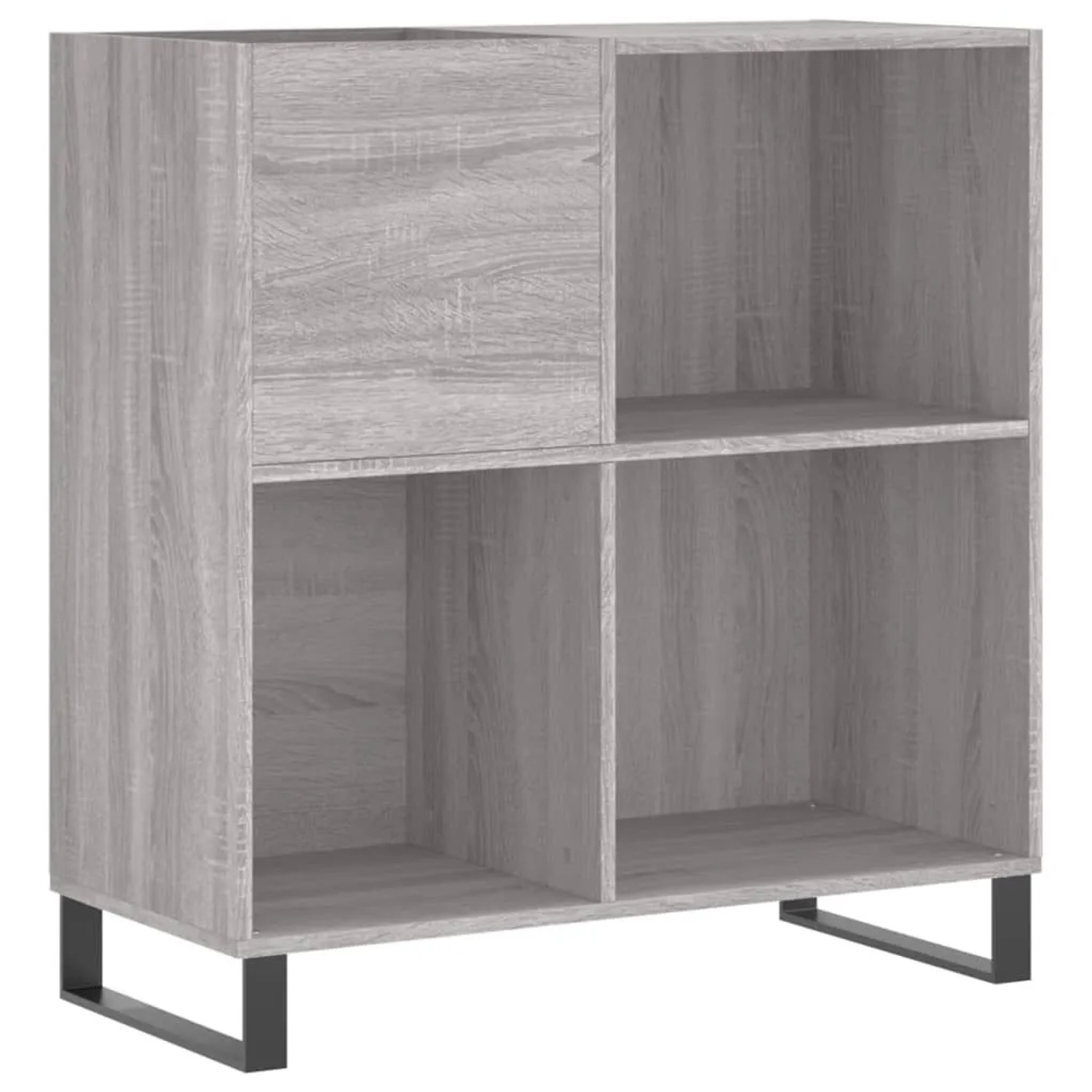 vidaXL Plattenschrank Grau Sonoma 84,5x38x89 cm Holzwerkstoff 831786