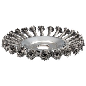 Texas Universal Stahlbürste 15,24 cm für Rasentrimmer und Sensen.