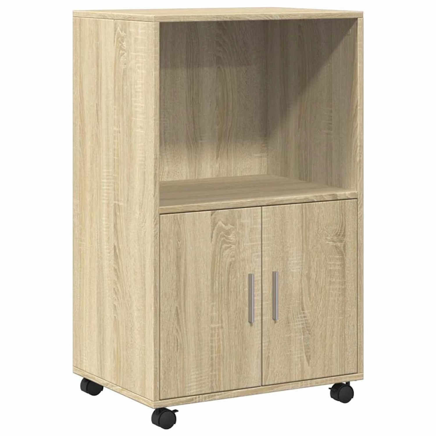 vidaXL Rollschrank Sonoma-Eiche 55x40x91 cm Holzwerkstoff 853184