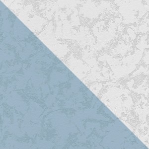 Struktur Vliestapete in Weiß und Blau, überstreichbar, für Wohnräume.