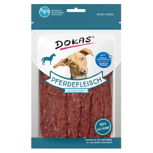 Dokas Hunde-Belohnungssnacks Pferdefleisch Getrocknet 60 g