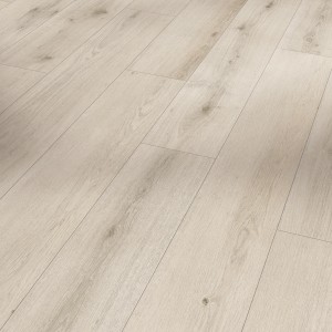 Parador Designboden Modular One Eiche Urban Weiß gekälkt, Vinylboden in heller Holzoptik.