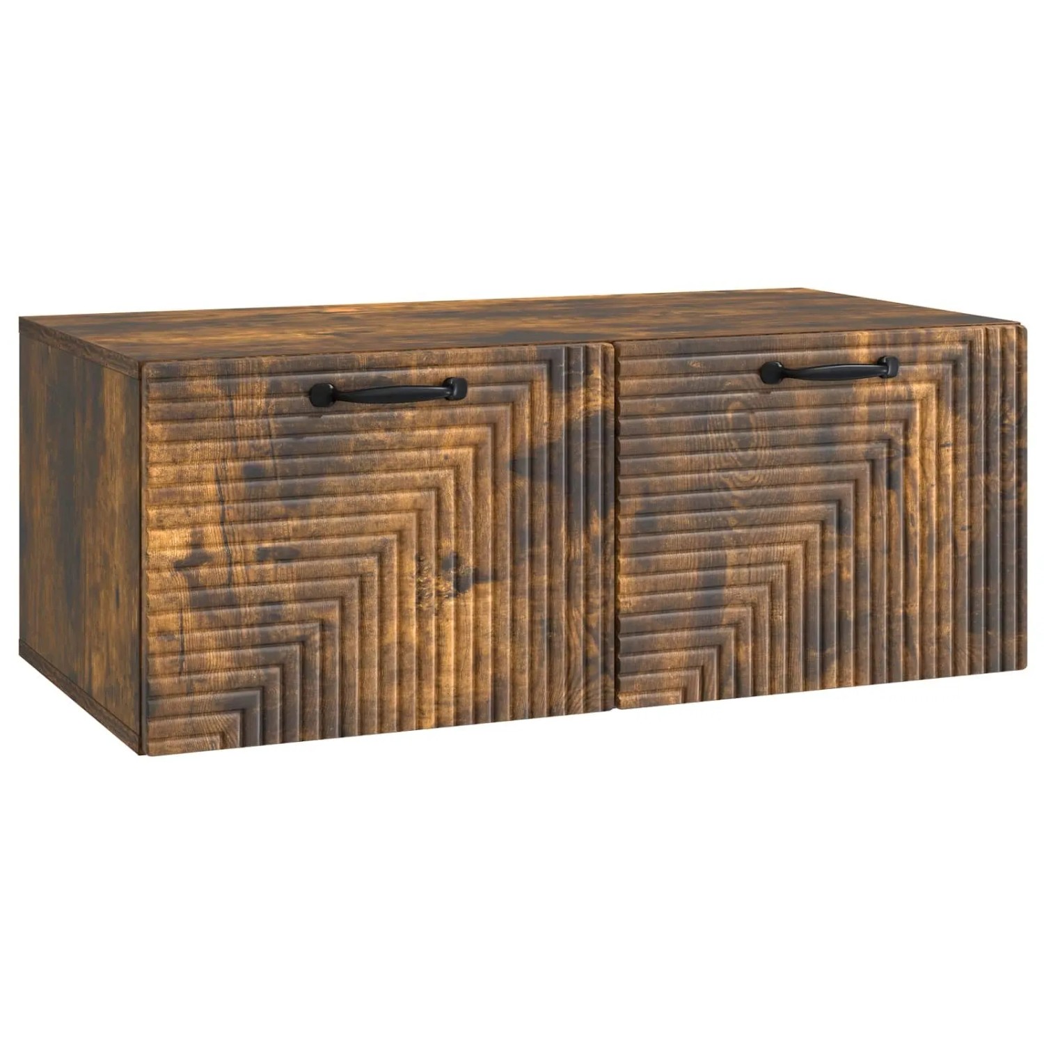 vidaXL Wandmontierter TV-Schrank Geräucherte Eiche 78,5 x 41 x 30 cm 898690