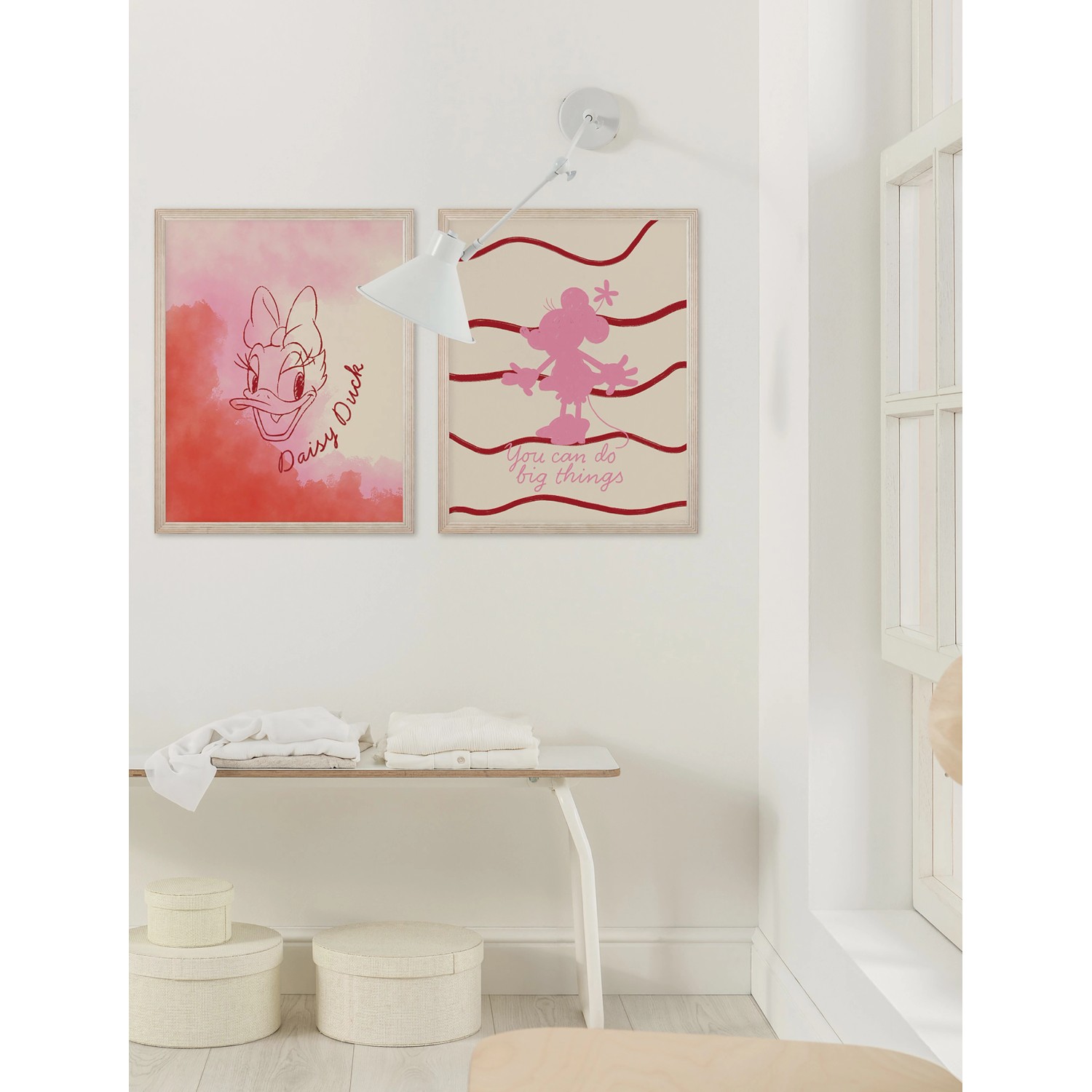 Komar Wandbild Disney Minnie Mouse You Can Do Big Things 40 cm x 50 cm Rosa_2