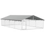 vidaXL Outdoor-Hundezwinger mit Dach 600x300x150 cm 171502