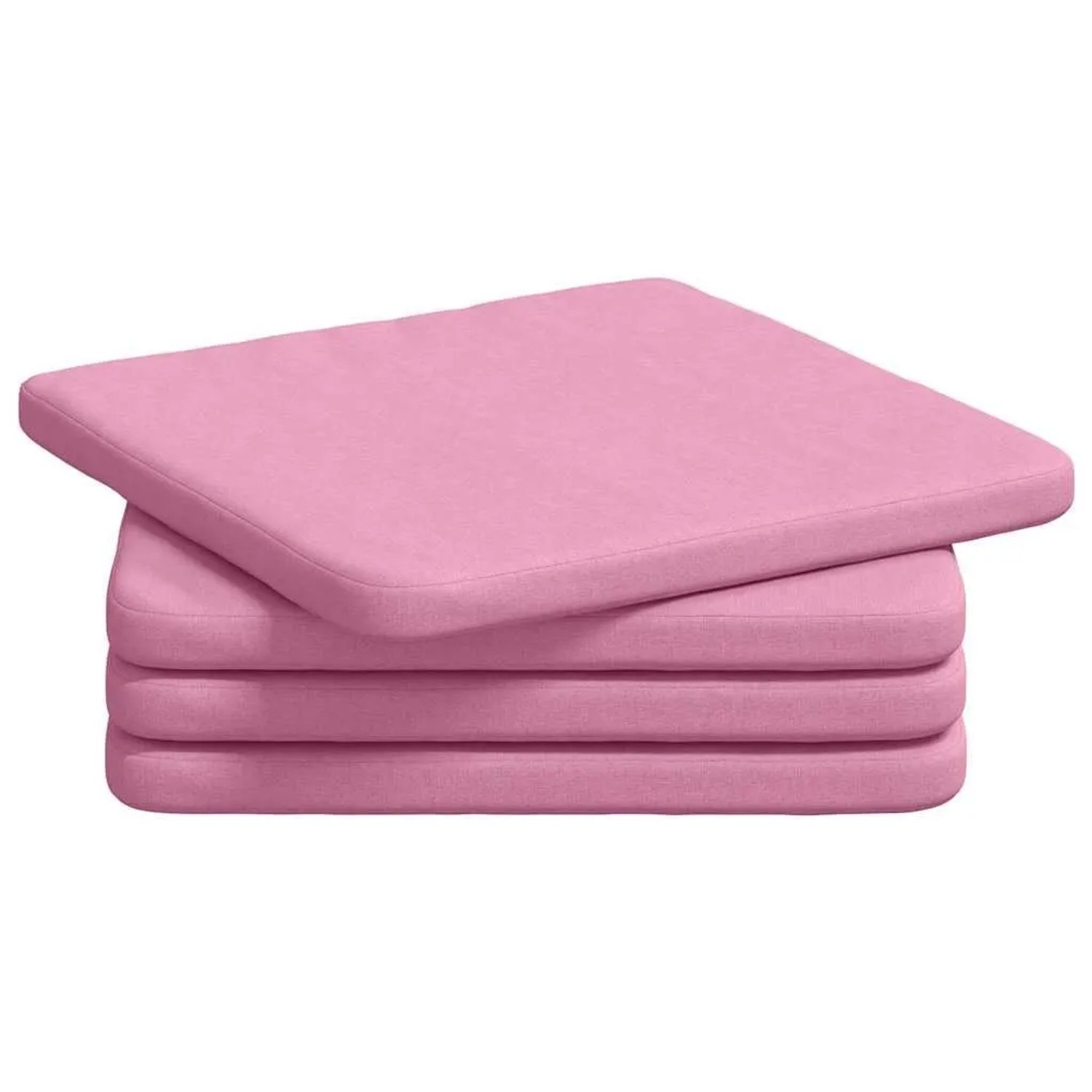 vidaXL Sitzkissen 4 Stück Rosa 40 x 40 x 3 cm Stoff 42015204 günstig online kaufen