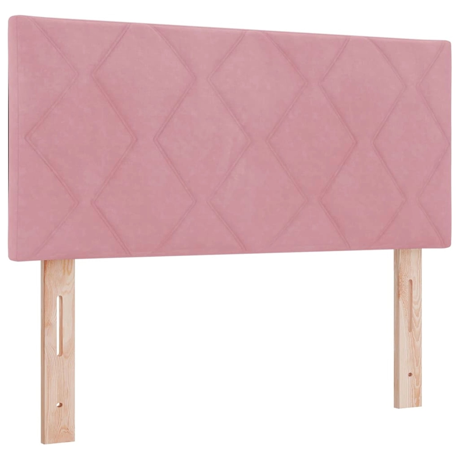 vidaXL LED Kopfteil mit LED-Streifenleuchten Rosa 100 cm Samt 3338212 günstig online kaufen