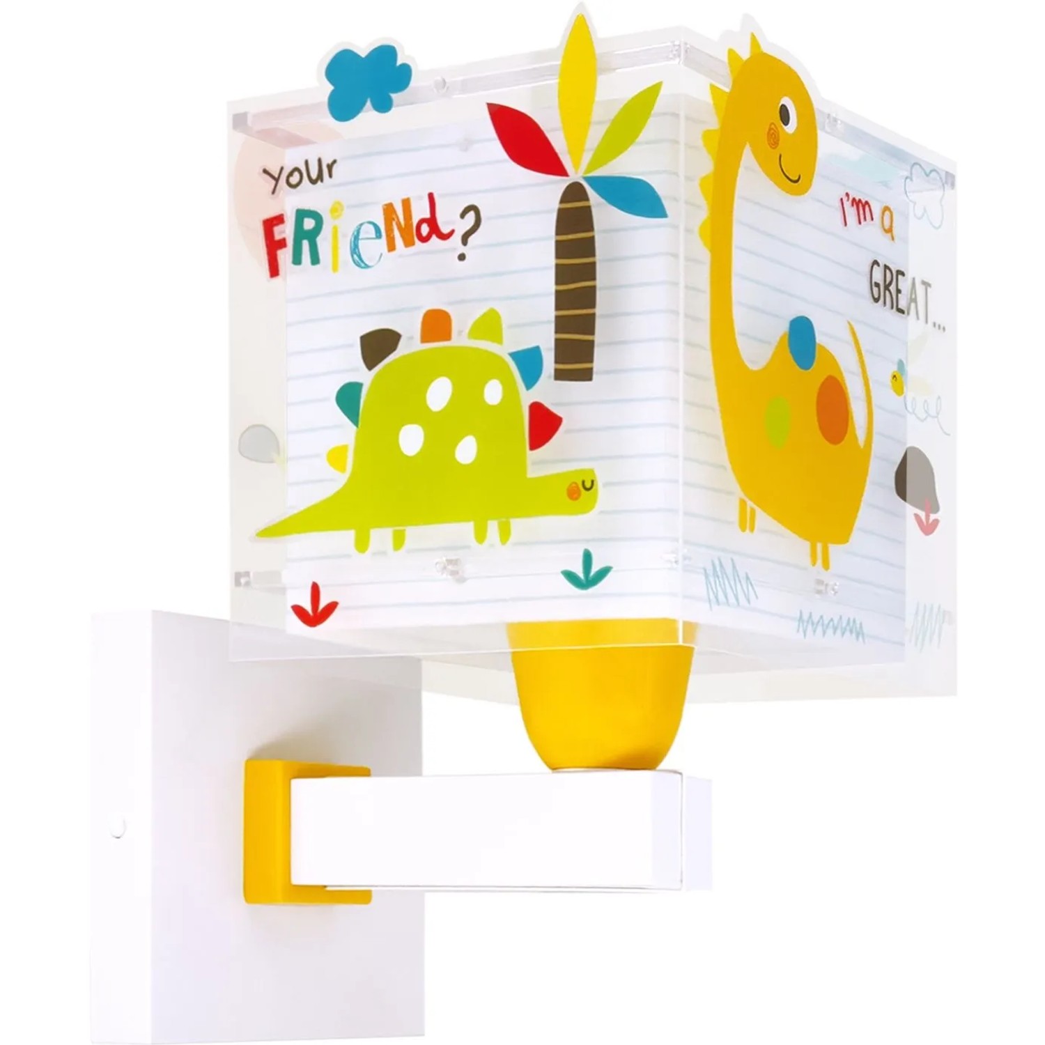 Dalber  KinderWandleuchte Dinos Dinosaurier