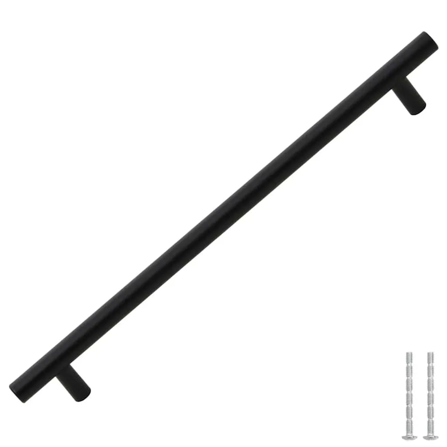 vidaXL Möbelgriffe 5 Stk Schwarz 224 mm Edelstahl 155369