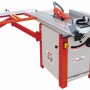 Holzmann Formatkreissäge TS250F1600 mit Formattisch und schwenkbarem Sägeblatt.