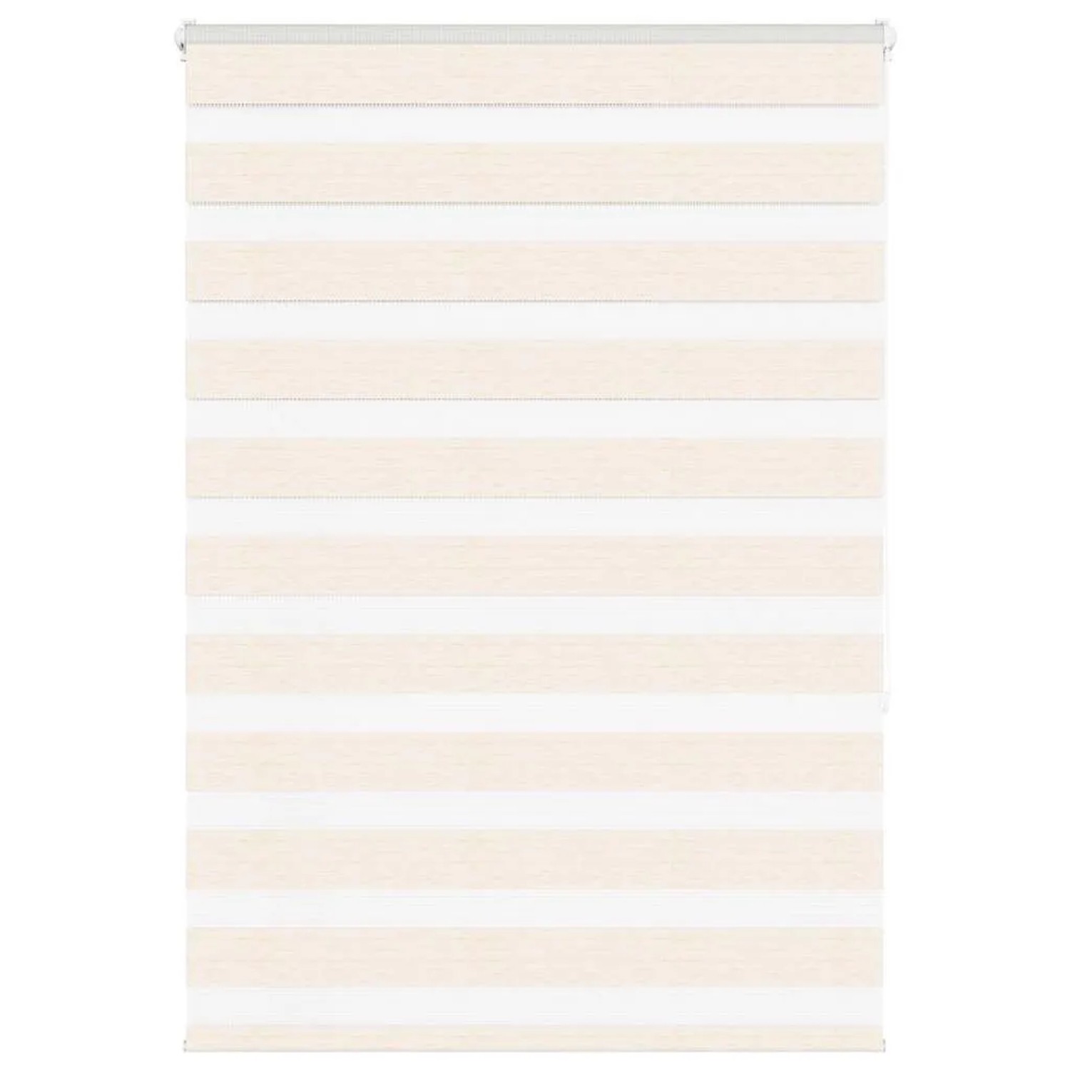 vidaXL Doppelrollo Marmorbeige 100x150 cm Stoffbreite 95,9 cm Polyester 401 günstig online kaufen