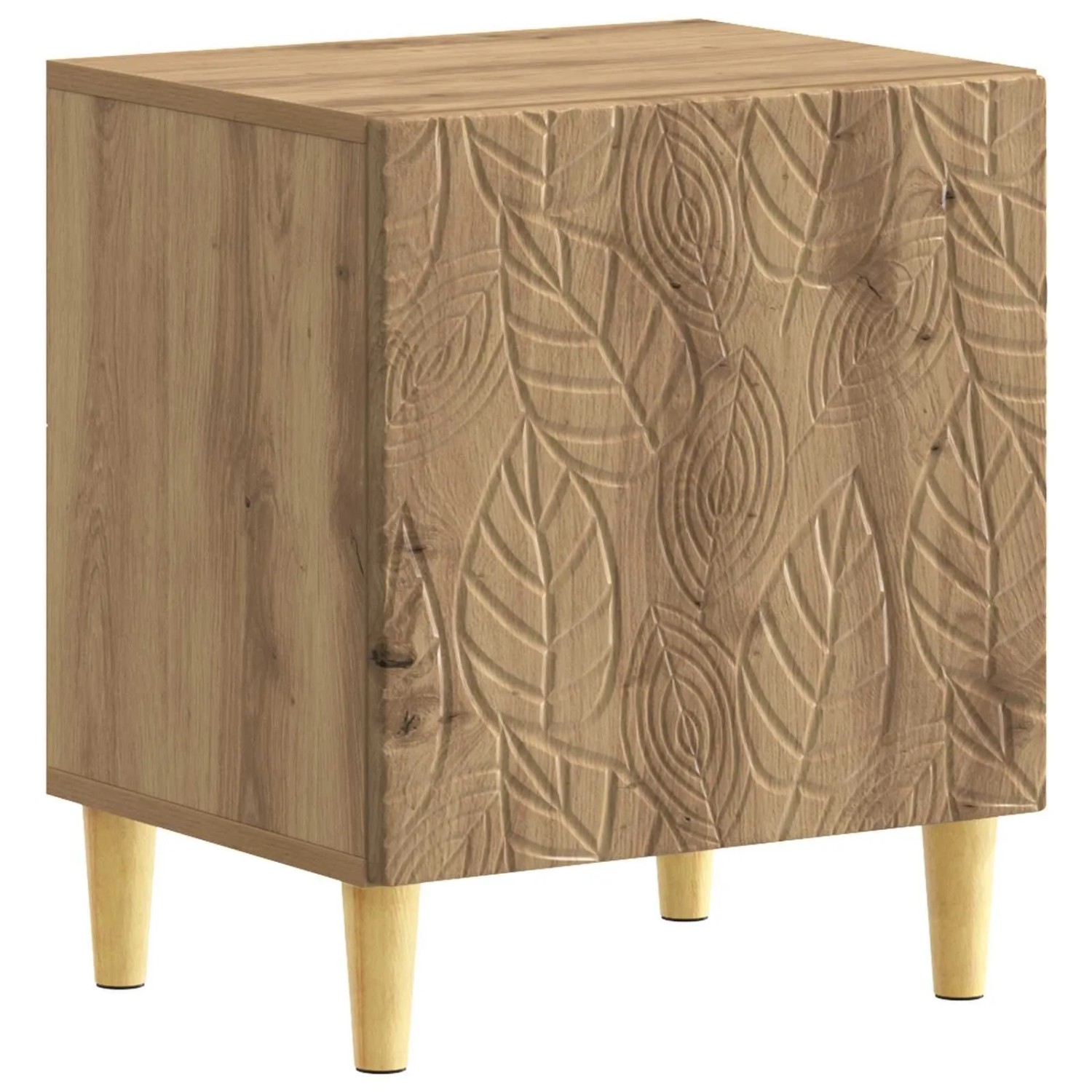 vidaXL Nachttisch Artisan-Eiche 43 x 34,5 x 50 cm Holzwerkstoff 895043