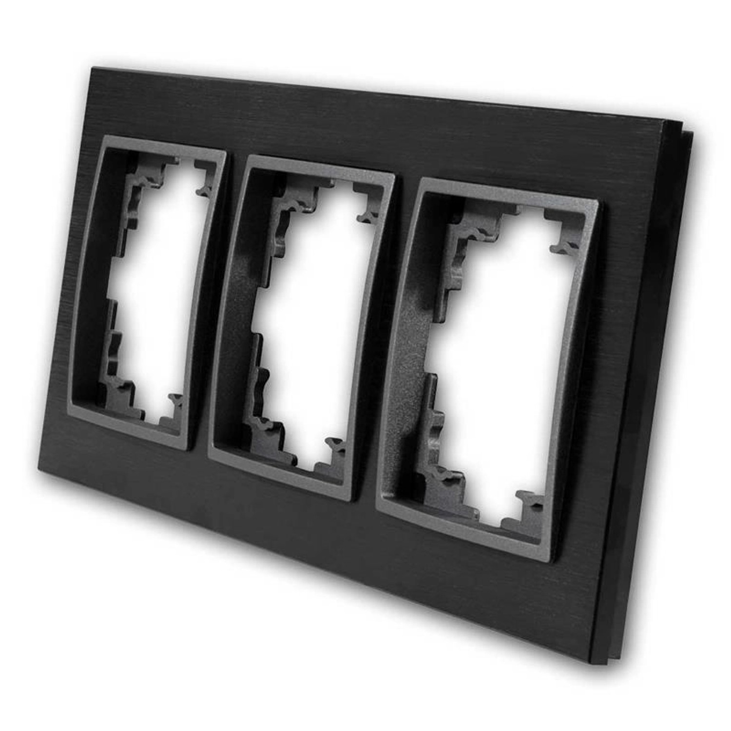 McPower FLAIR Rahmen aus Aluminium 3-Fach Schwarz