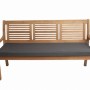 Anthrazitfarbenes Gartenbank Kissen 100x60 cm für 2-Sitzer Bänke. Bequeme Sitzauflage für Gartenmöbel.