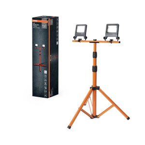 Osram LED-Arbeitslicht Tripod 2 x 20 W 78 x 68 x 170 cm Dunkelgrau