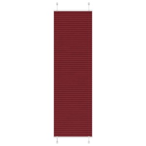 vidaXL Plissee Bordeauxrot 60x200 cm Stoffbreite 59,4 cm Polyester 4015254
