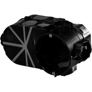 F-Tronic winddichte Elektronikdose, Unterputzdose mit Schraubdomen, 10er Pack.