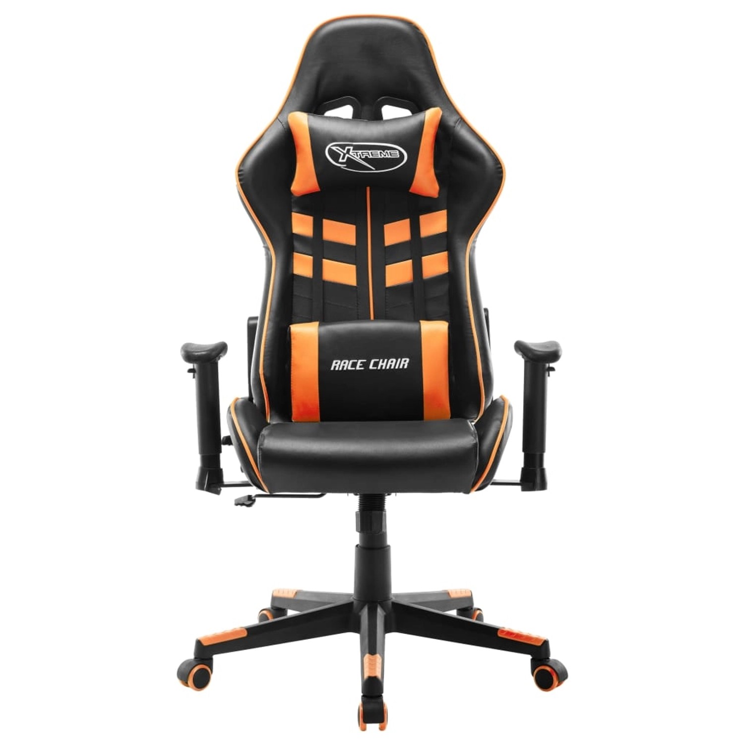 vidaXL Gaming-Stuhl Schwarz und Orange Kunstleder Modell 1