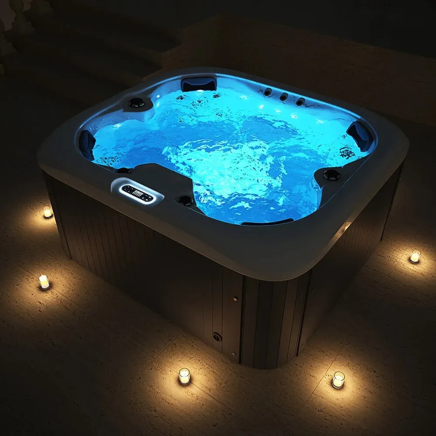 Home Deluxe SEA STAR – Modellfoto des festen Outdoor-Whirlpools