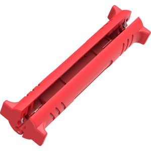 Roter Hama Kabel-Abisolierer für Antennenkabel zum einfachen Abisolieren von Kabeln.