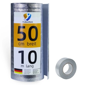 CCLIFE Isolierfolie Thermofolie Aluminisierte Dämmfolie Alu Luftpolsterfolie Heizkörper Reflexionsfolie für Dächer Fenster Rohre Böden