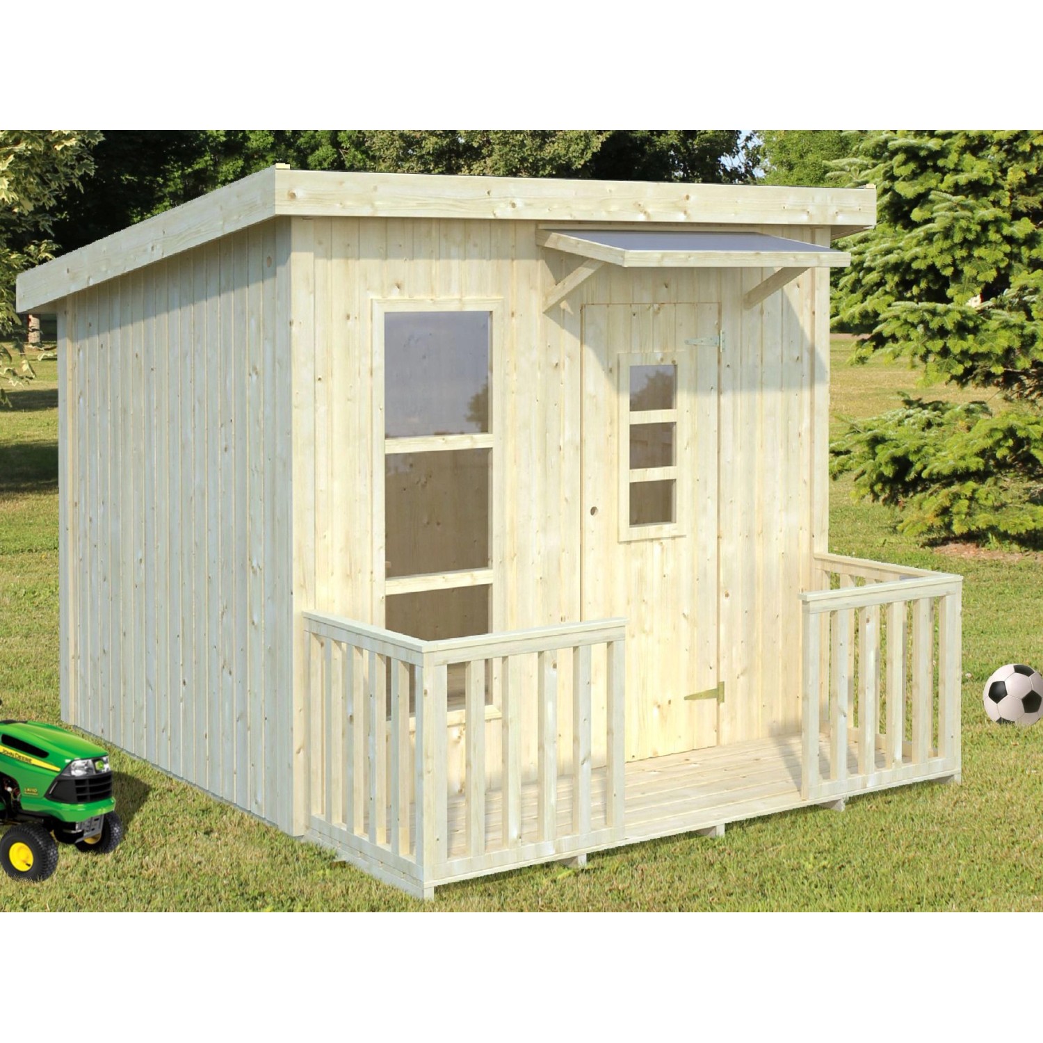 Palmako Spielhaus Harry 187 cm x 223 cm x 239 cm