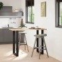 vidaXL Bartischbeine U-Form, 2 Stk, schwarz, Stahl, 60x100 cm. Ideal für Stehtische und Bartische.