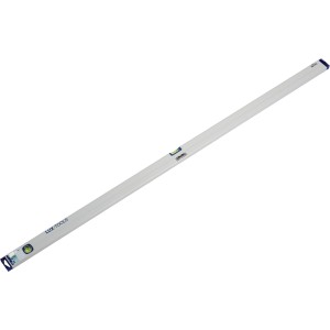 LUX Wasserwaage Comfort, 180 cm, mit horizontaler und vertikaler Libelle für präzises Messen.