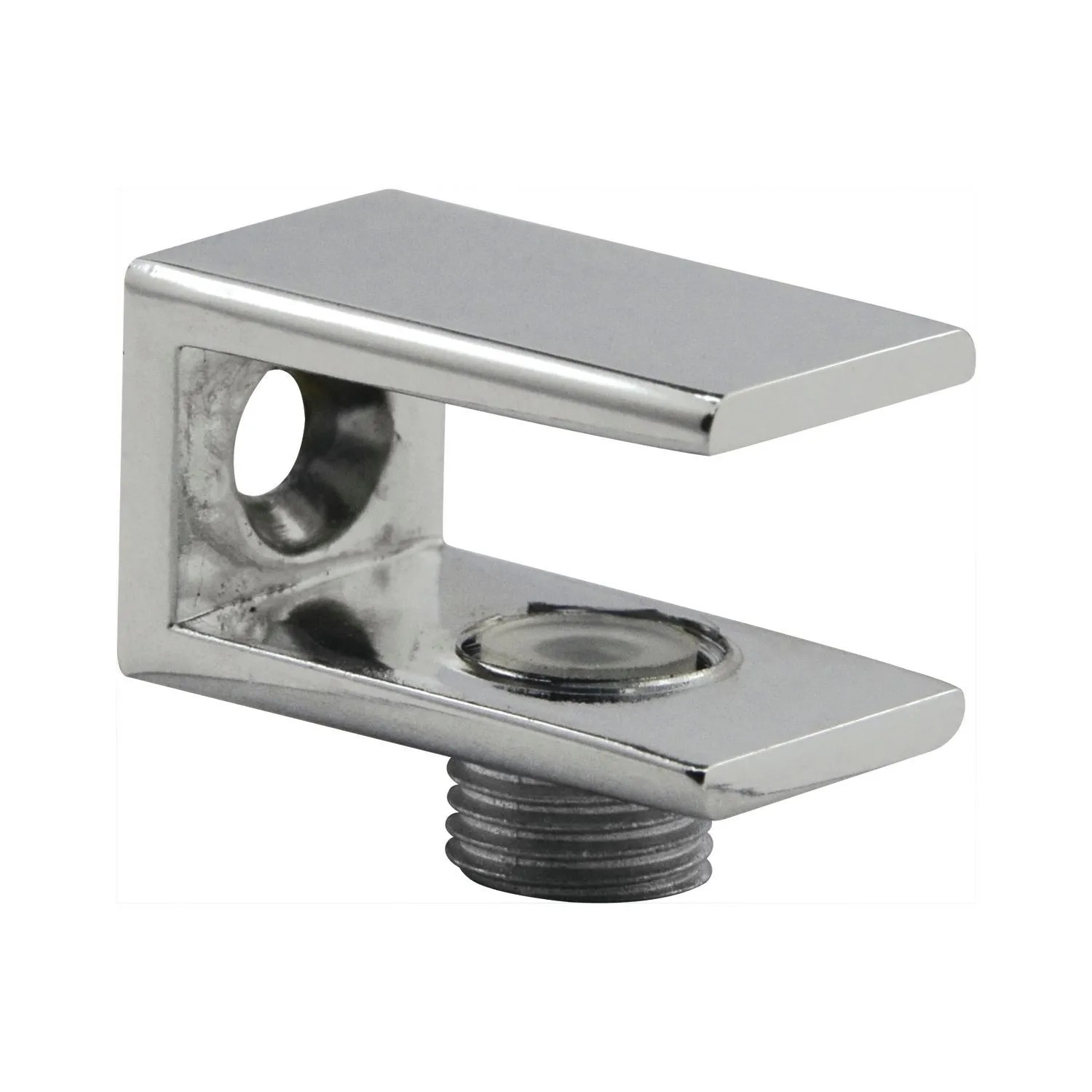 Fonsegrive Glastablar-Klemmträger Perugia Glas 6-10 mm Zamak Verchromt Poliert