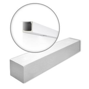 NOEL & MARQUET NMC L4-Box ARSTYL Abdeckleisten, 22m Set mit 11 weißen Eckleisten.