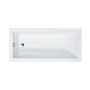 Bad Land Badewanne Rechteck MODERN 170x70 + Styroporverkleidung + Bambus Badewannenablage Ablauf Füße