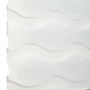 Schöner Wohnen Doppelrollo Tilda Welle, 45x150 cm, weiß. Rollo mit transparenten und blickdichten Streifen.