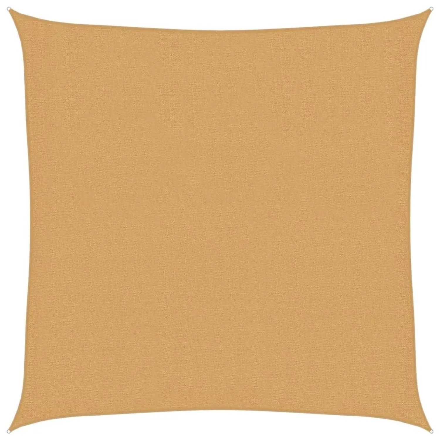 vidaXL Sonnensegel 160 g/m² Quadratisch Sandfarbe 3,6x3,6 m HDPE 4002022
