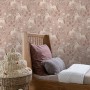 ESTAhome Vliestapete Einhörner in Altrosa (50x900cm) im Kinderzimmer.