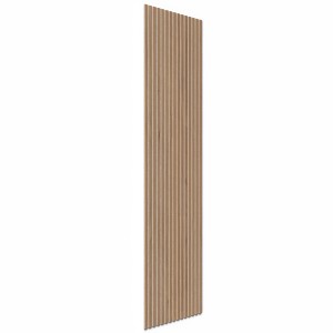 Denpanels Akustikpaneel in Walnussoptik, 240x60cm, zur Schallabsorption und Wandgestaltung.
