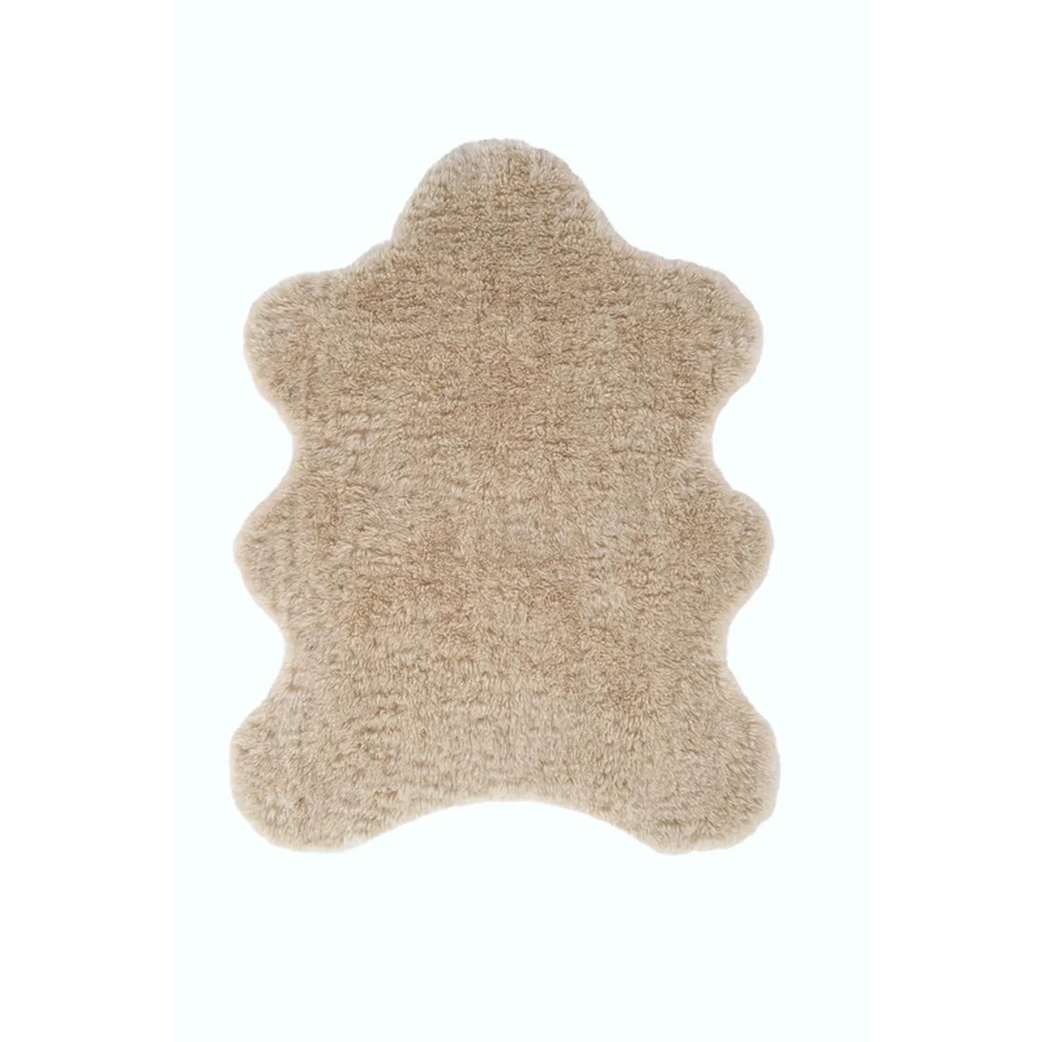 Vercai Rugs Teppich Curly Natur Beige 150 x 200 cm