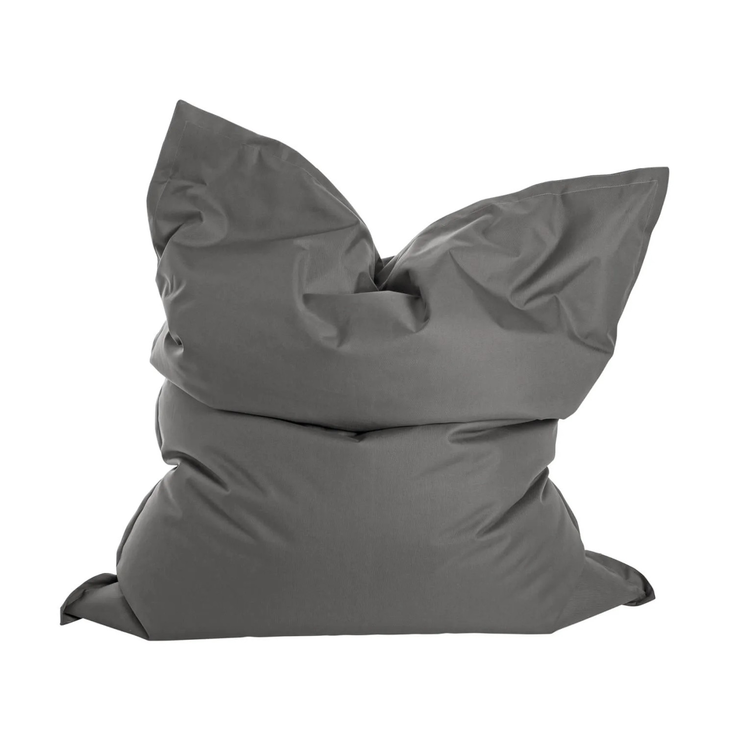 mokebo Sitzsack Outdoor XXL für Kinder & Erwachsene Der Große Bean Bag oder Riesen-Sitzsack in Anthrazit