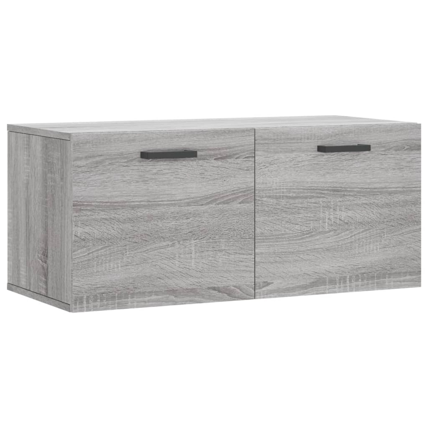 vidaXL Hängeschrank Wandschrank Grau Sonoma 80x36,5x35 günstig online kaufen