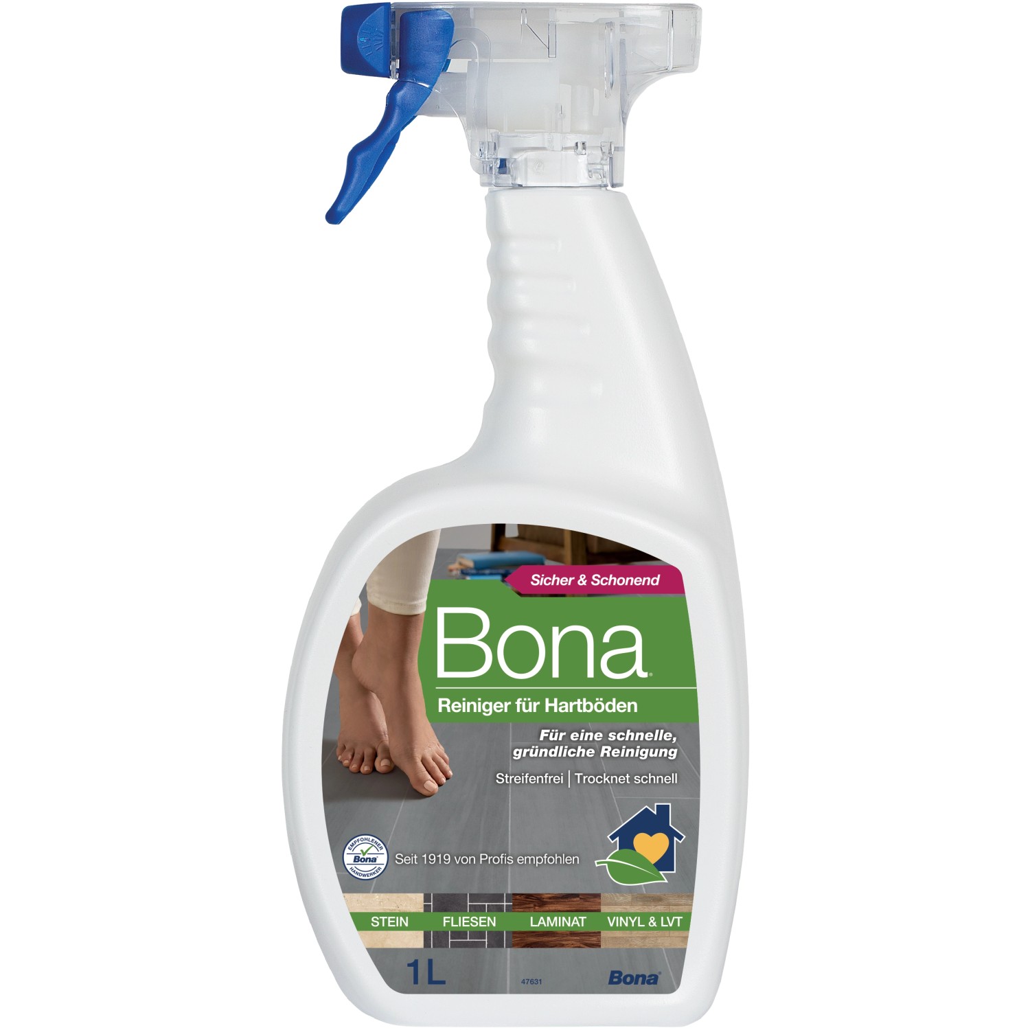 Bona Stein-, Fliesen- und Laminatreiniger Spray 1 l
