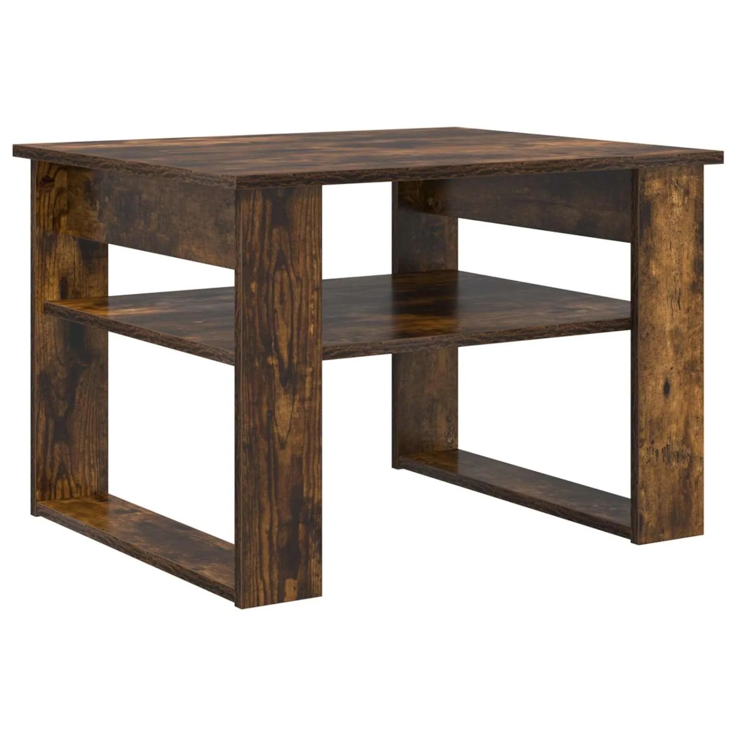 vidaXL Couchtisch Geräucherte Eiche 64 x 54 x 44 cm Holzwerkstoff 8000144 günstig online kaufen