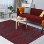 MeGusta Kurzflor Teppich Cristina, 120x170 cm, rot, modernes Design für Wohnräume.