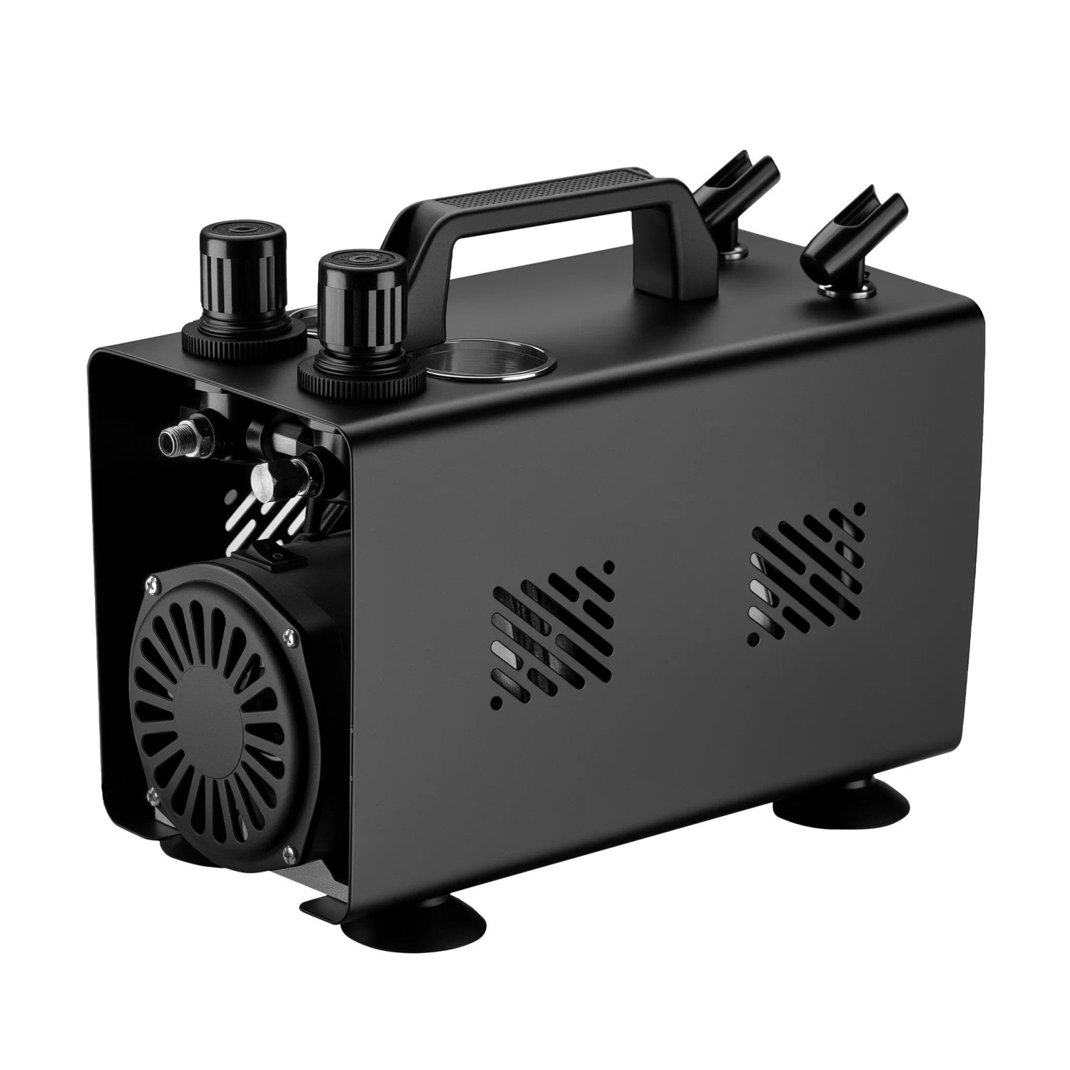 Wiltec Airbrush Kompressor As18Ta 1/6Ps Luftkompressor 20-23L/Min Pistole Design
